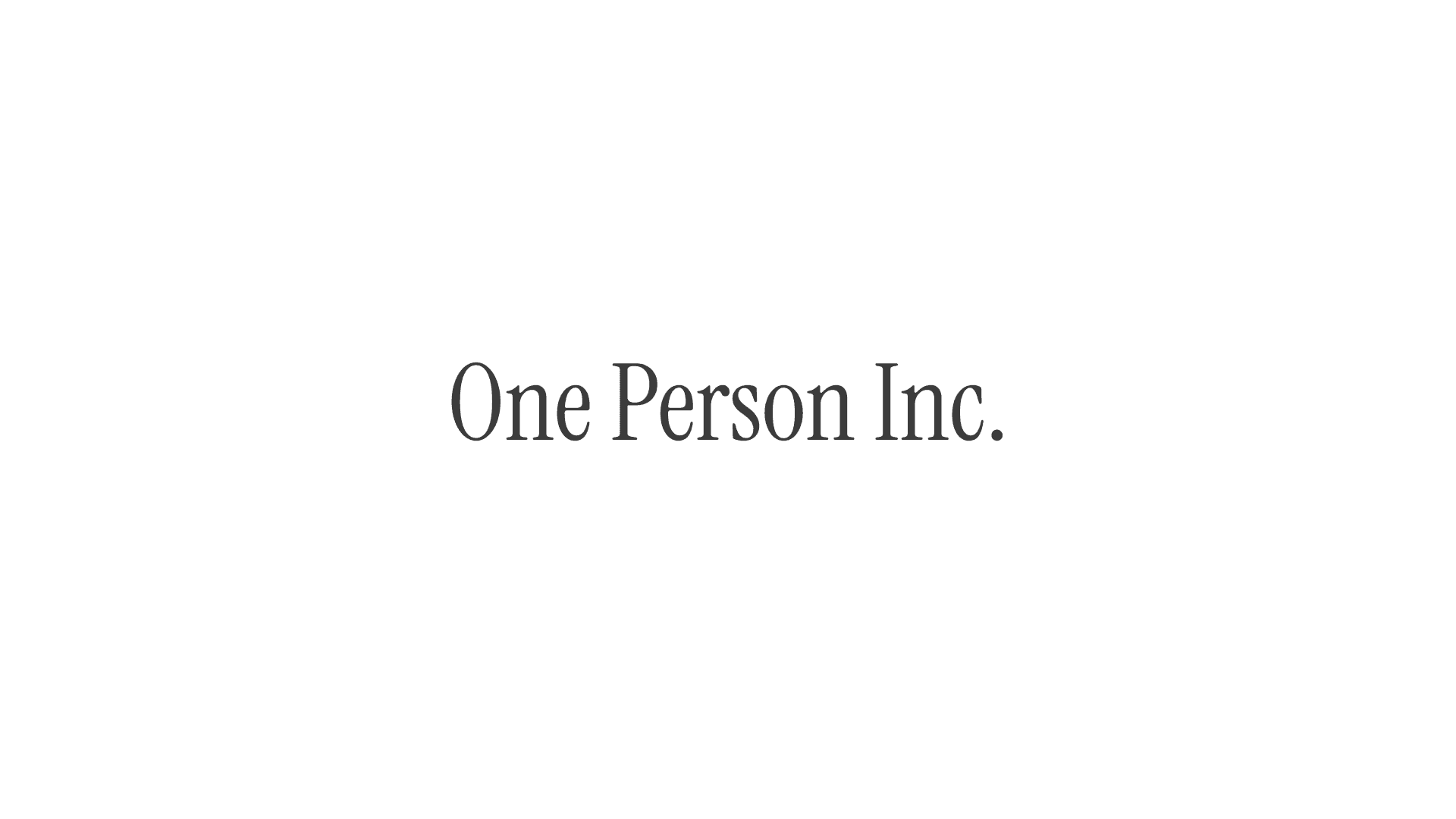 onepersoninc