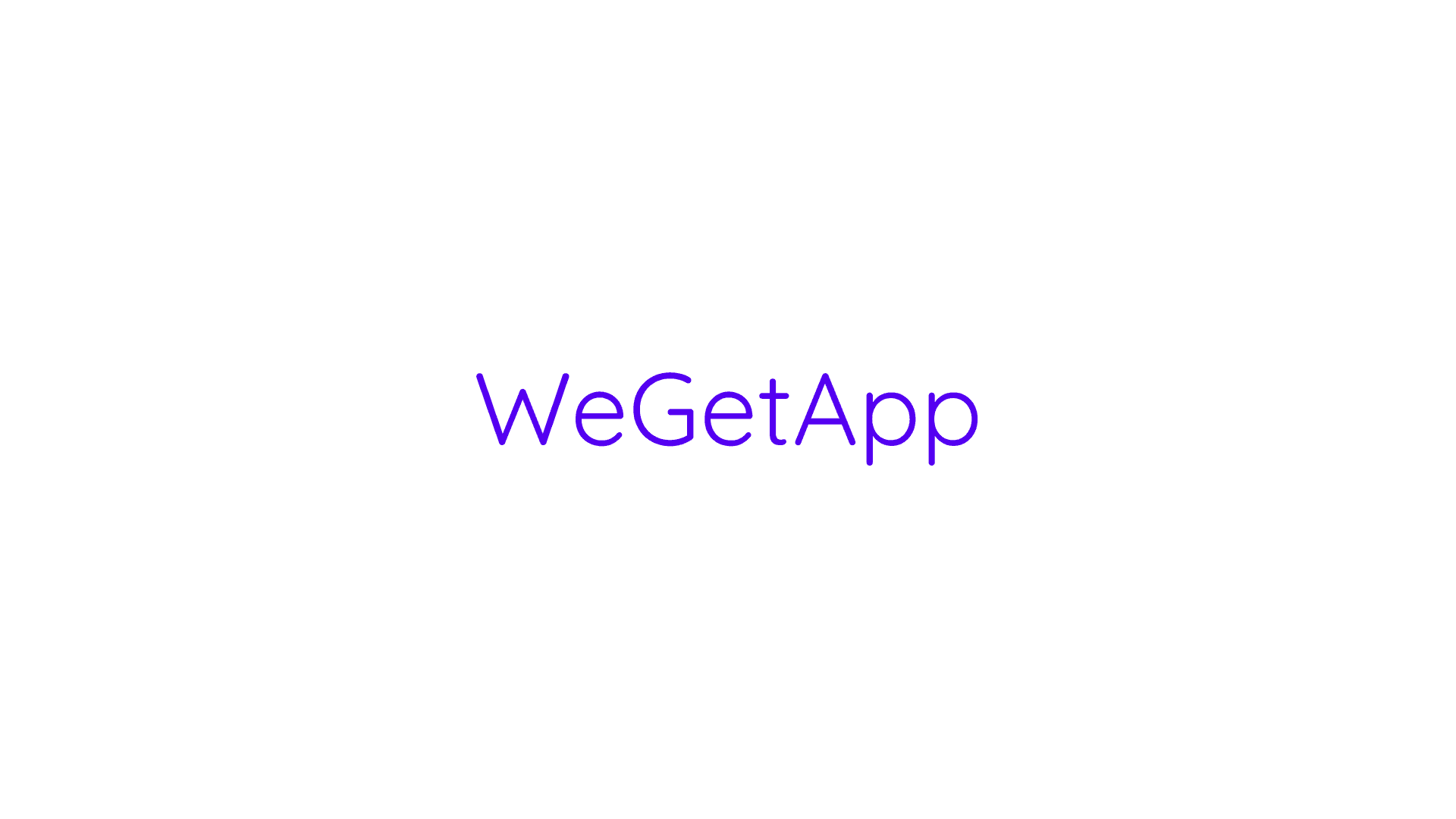 WeGetApp